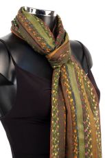 Soft Striped Womens Scarf