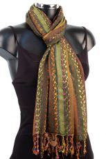Soft Striped Womens Scarf