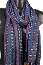 Soft Striped Womens Scarf