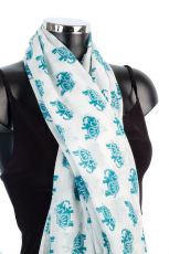 Elephant Design Scarf Cotton Pashmina