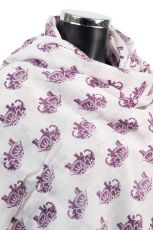 Elephant Design Scarf Cotton Pashmina