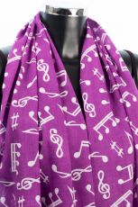 Music Note Scarf