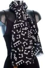 Music Note Scarf
