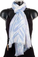 YS1014 Linen BambooPrint Summer Scarf