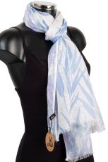 YS1014 Linen BambooPrint Summer Scarf