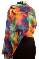 Printed Fine Wool Pashmina