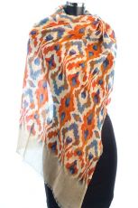 Printed Fine Wool Pashmina