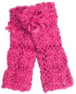 Leg warmer - crochet pattern - pink