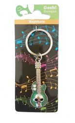 Guitar Metal Keyring - Set of 6 - All Colours