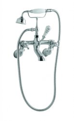 BC Designs Victrion Crosshead Wall Mounted Bath Shower Mixer