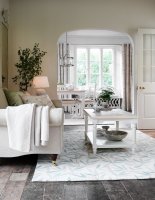 Laura Ashley Harrington 3lt Pendant Polished Nickel Glass