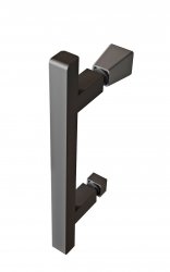 Roman Innov8 Hinged Door with Two In-Line Panels 1600 x 800mm (Corner Fitting)