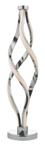 Dar Jive Table Lamp Aluminium & White LED