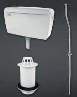 RAK Compact 4.5l Urinal Cistern Complete With Pipe Sets, Spreader And Waste For 1 Urinal