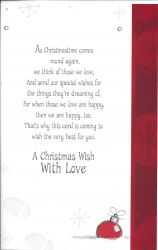 Dad A Christmas Wish Christmas Card