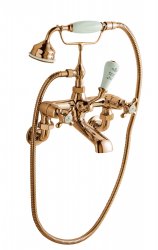 BC Designs Victrion Crosshead Wall Mounted Bath Shower Mixer