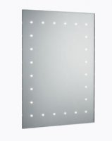 Knightsbridge 230V IP44 600 x 450mm LED Bathroom Mirror with Demister, Shaver Socket and Motion Sensor - (MLC6045SD)