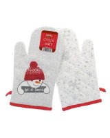 Let It Snow Oven Mitt