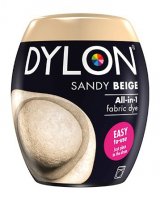 Dylon All-In-1 Fabric Dye Pod for Machine Use - Sandy Beige