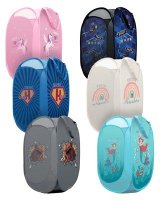 Country Club Kids On Trend Design Pop Up Laundry Basket 36x36x58cm - Assorted