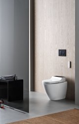Geberit Sigma 20 Easy-to-Clean Matt Black/Gloss Black/Matt Black Dual Flush Plate