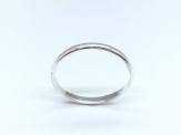 Silver Wedding Band 1.5mm size K