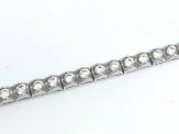 Silver CZ Bracelet 7.5 inch