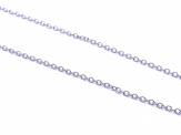 Silver Oval Trace Chain 24 inch