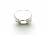 Silver Plain Oval Signet Ring