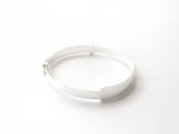 Silver Babies Cut Out Heart ID Expandable Bangle
