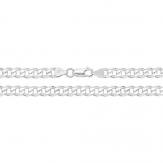Silver Curb Bracelet 7 Inch