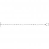 Silver Heritage/Paperclip Link T-Bar Bracelet