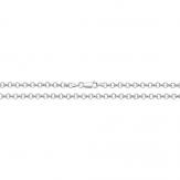 Silver Round Belcher Chain 16 Inch