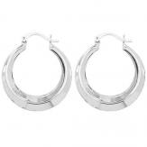 Silver Creole Earrings