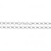 Silver Round Belcher Chain 24 Inch