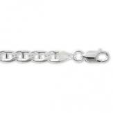 Silver Anchor Bracelet 7 Inch