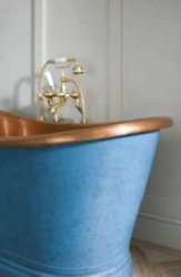 BC Designs 1700mm Patinata Copper Boat Bath