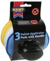 Kent Applicator Pads With Handle - Pack of 3
