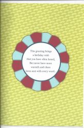60th Birthday Card - Male - Rosette Glitter