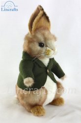 Soft Toy Dressed Boy Bunny Rabbit by Hansa (28cm) 7832
