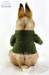 Soft Toy Dressed Boy Bunny Rabbit by Hansa (28cm) 7832