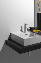 Kartell by Laufen 460mm Basin Shelf - Transparent Crystal