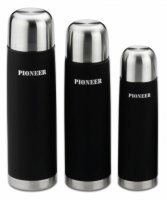 Pioneer Flask Black/Stainless Steel - 1lt