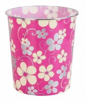 Zoom Floral Print Waste Bin - Assorted