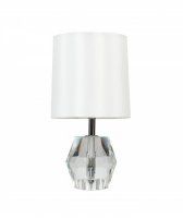 Crystal Table Lamp Cream Shade - (22444)