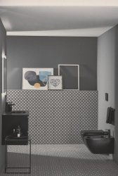Ideal Standard Tesi Silk Black 80cm 2 Drawer Vanity Unit