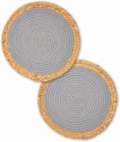 Cooksmart Coastal Set of 2 Placemats - Seagrass & Cotton Rope