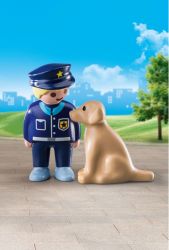 Policeman Figure & Dog Playset - 70408 - Playmobil