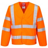 Hi-Vis Anti Static Jacket - Flame Resistant