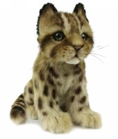 Soft Toy Wildcat, Leopard Cat Shihu by Hansa (20cm) 7739